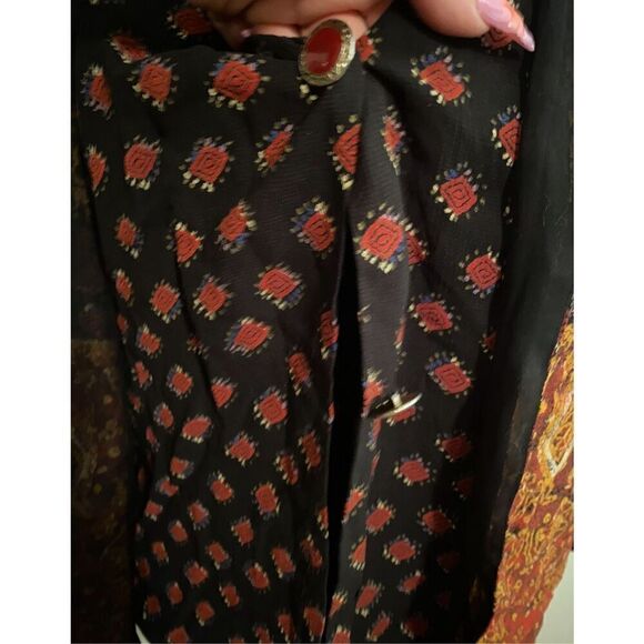 Vintage Carole Little Boho Blazer Top Combo - Picture 4 of 5